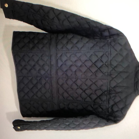 J crew black quilted down filled jacket - Picture 2 of 5